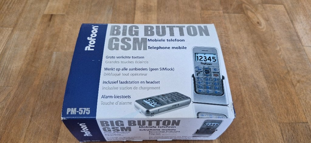 Profoon senioren telefoon pm-575 noeuw in de verpakking, Overige modellen, Geen camera, Nieuw, Ophalen of Verzenden