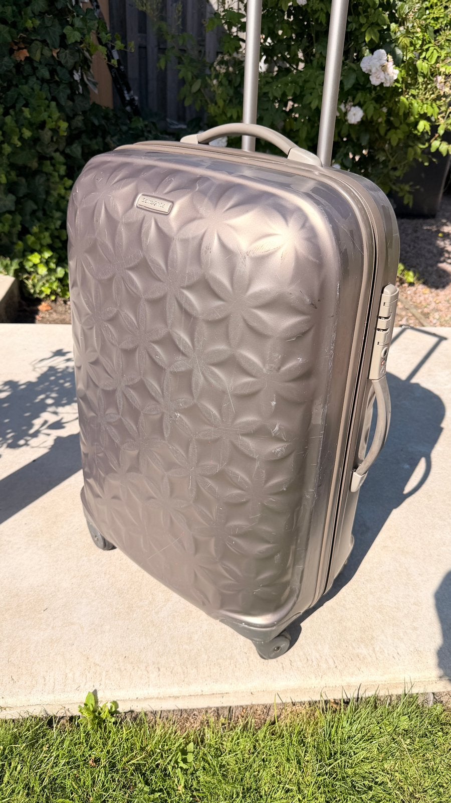 Samsonite koffer 68 cm; polycarbonaat, TSA-slot, 60 tot 70 cm, Gebruikt, Hard kunststof, 45 tot 55 cm