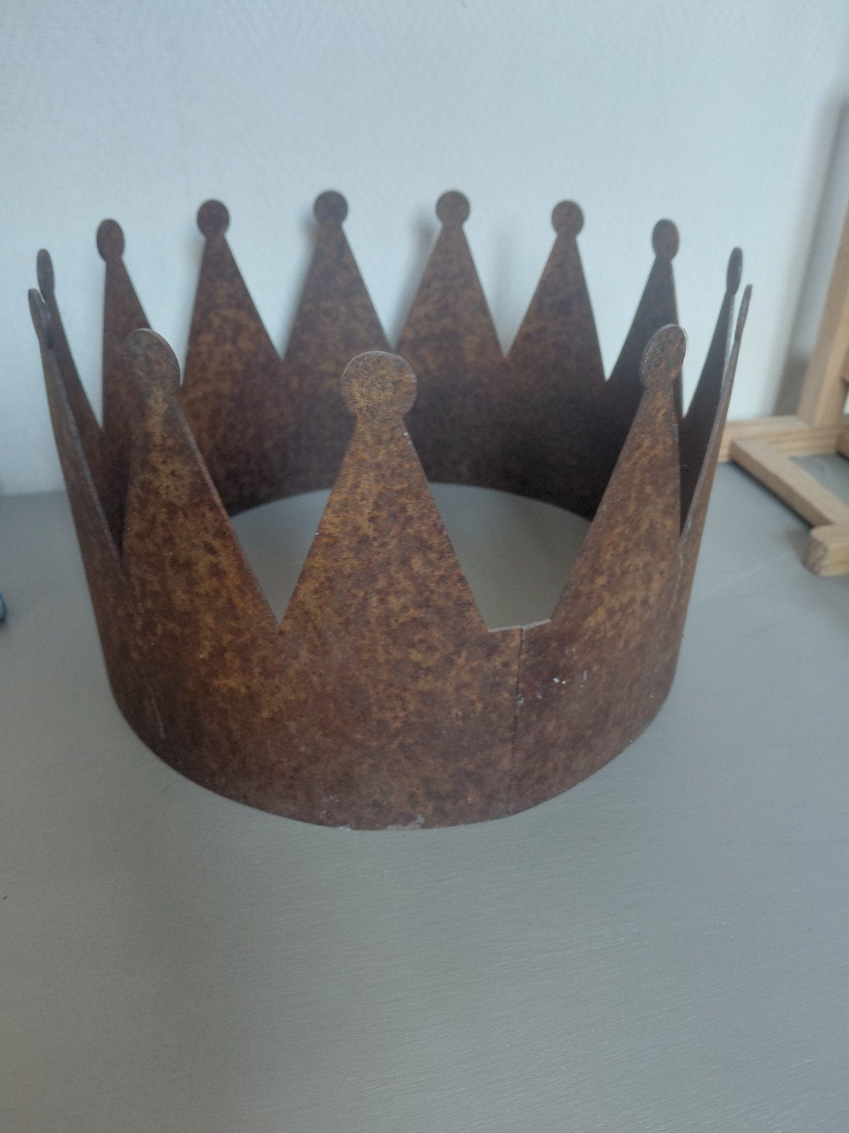 Metalen stalen kroon roest cortenstaal, Ophalen, Rechthoekig, Overige materialen
