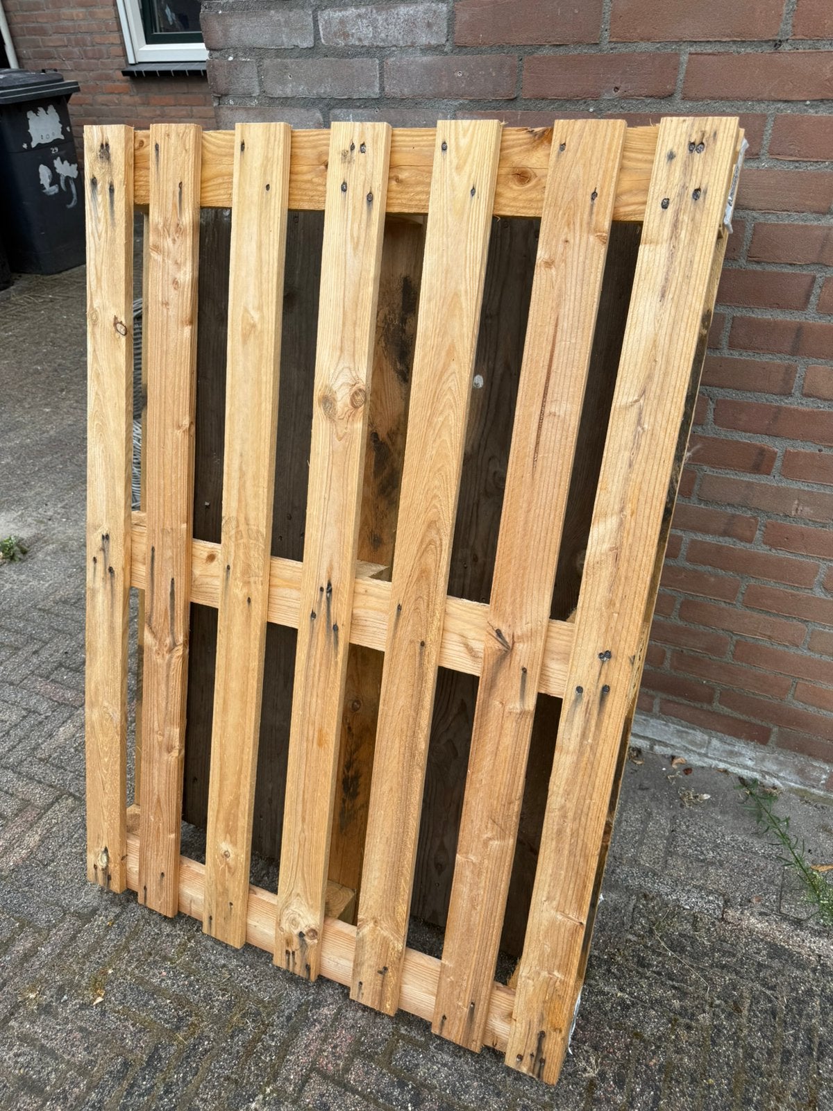 2x gratis pallet, Ophalen, Zo goed als nieuw, 50 mm of meer, Minder dan 200 cm