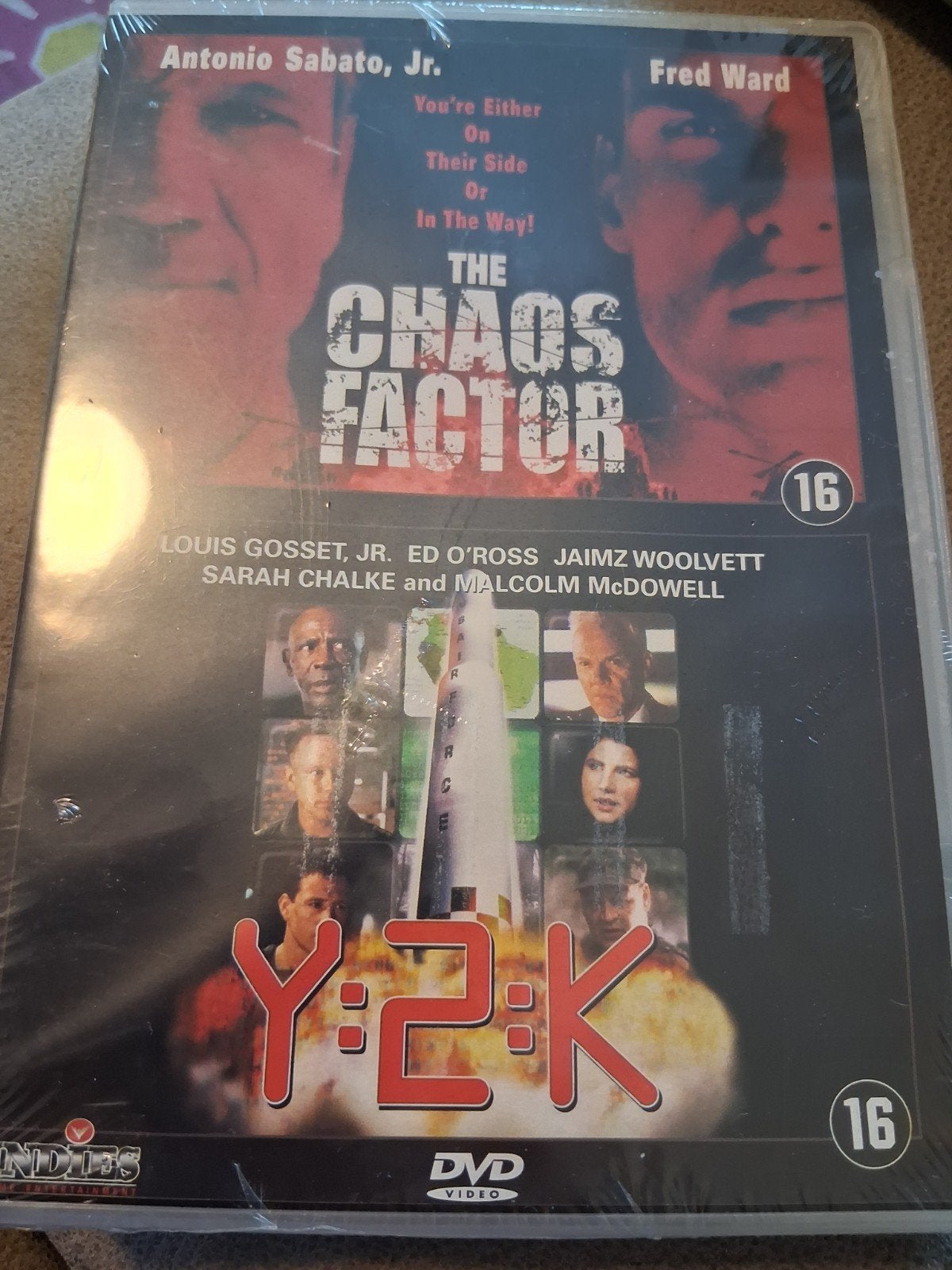 The Chaos Factor & Y2K DVD - Actie Dubbelpack nieuw in verpa, Vanaf 16 jaar, Ophalen of Verzenden, Nieuw in verpakking, Actie