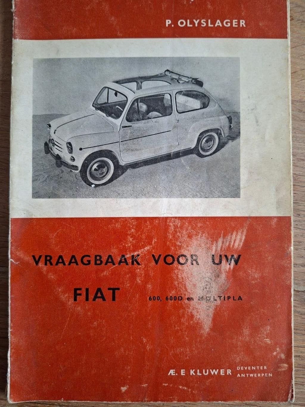 vraagbaak voor uw FIAT 600, 600D en Multipla, Ophalen of Verzenden
