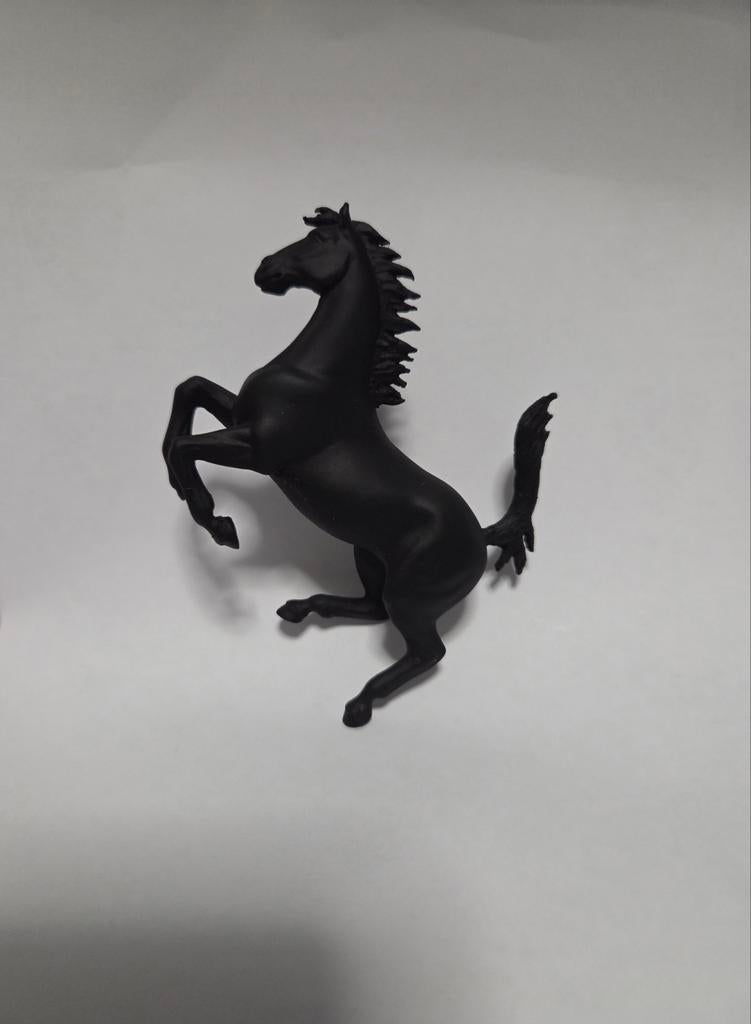 Ferrari Paard Witmetaal - 12 cm hoog, Verzamelen, Automerken, Motoren en Formule 1, Ophalen of Verzenden