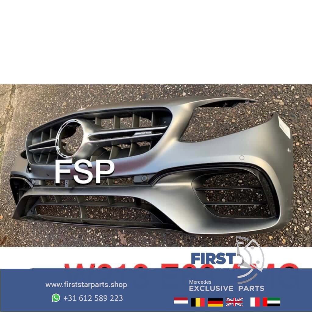 W213 E63 AMG Voorbumper COMPLEET bumper origineel Mercedes E, Gebruikt, -, Voor, Ophalen of Verzenden