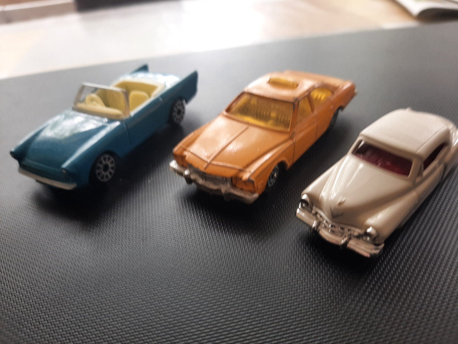 Set van 3 vintage speelgoedauto's, Ophalen of Verzenden, Gebruikt