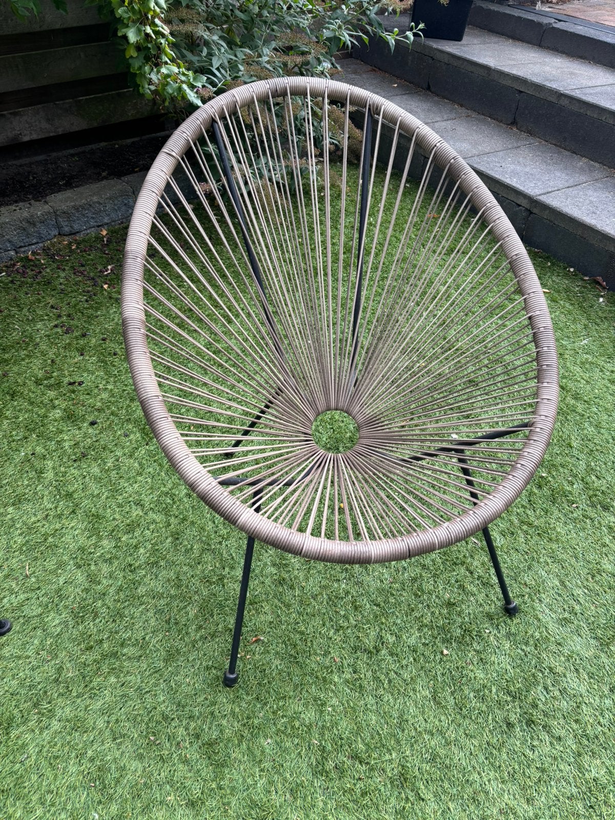 Tuinstoel, Ophalen, Zo goed als nieuw, Kunststof