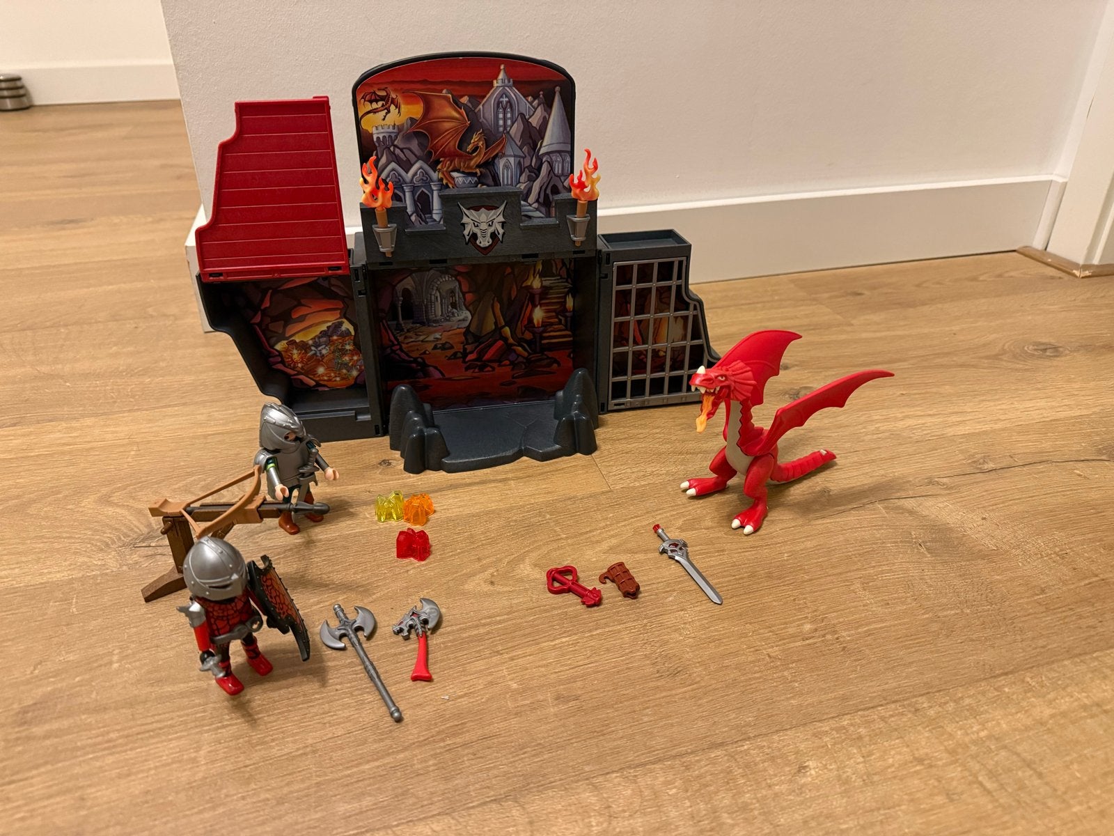 Playmobil 5420 Drakenburcht met Draak en Ridders, Kinderen en Baby's, Speelgoed | Playmobil, Gebruikt, Complete set, Fantasy, Ophalen of Verzenden