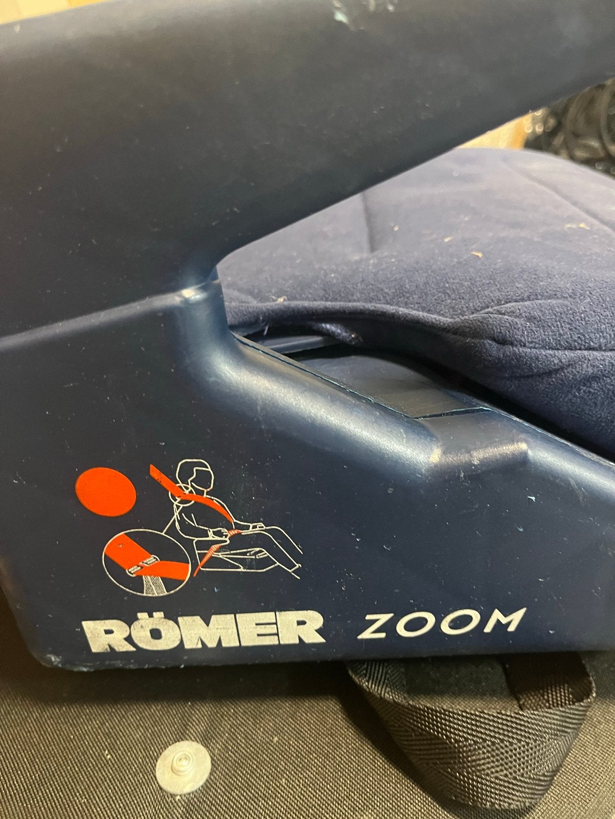 Römer Zoom autostoelverhoger - Blauw, Kinderen en Baby's, Romer, 15 t/m 36 kg, Ophalen of Verzenden, Gebruikt