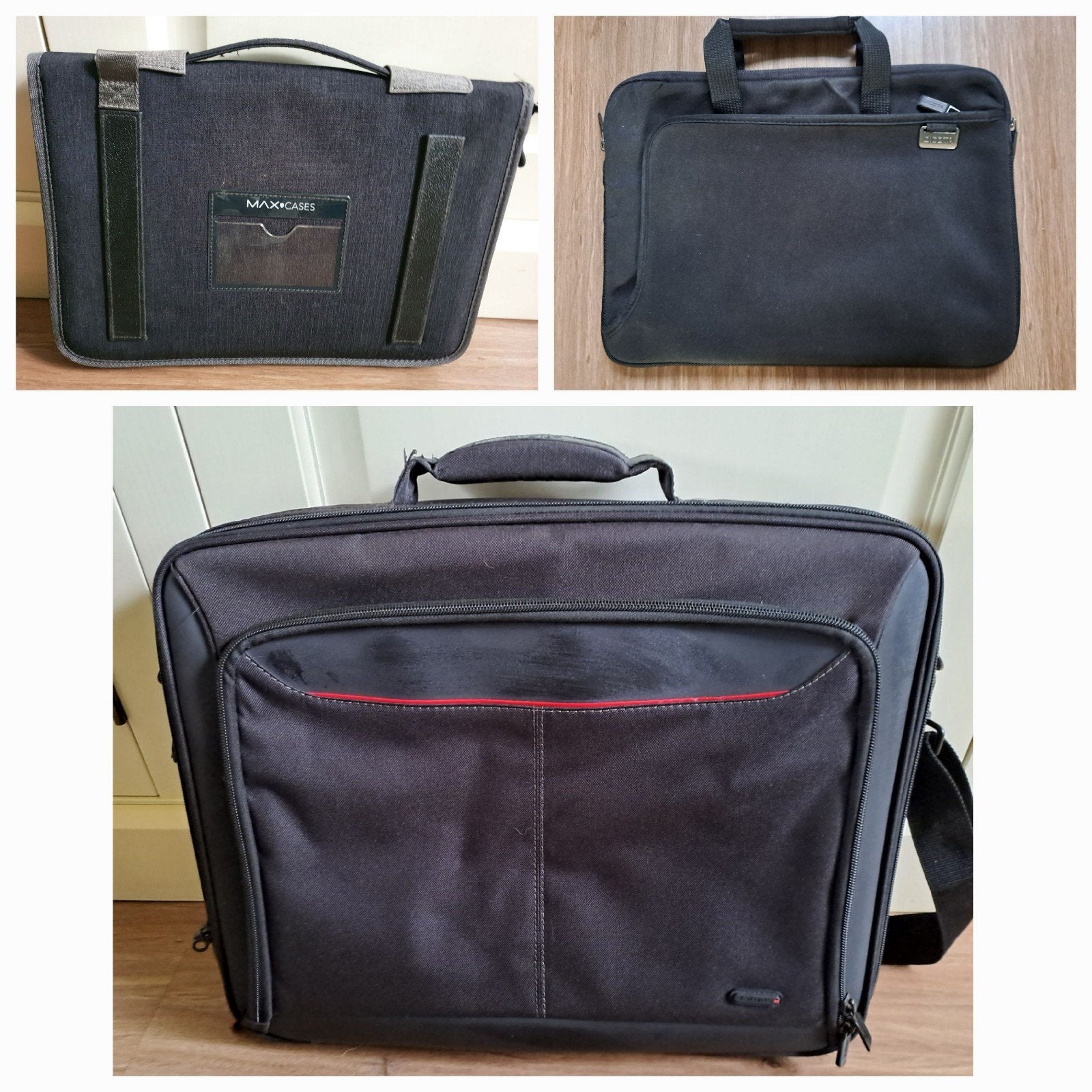 Laptop tablet tas zwart - diverse modellen €5 per stuk, Gevoerd laptopvak, Gebruikt, Aktetas, Ophalen of Verzenden