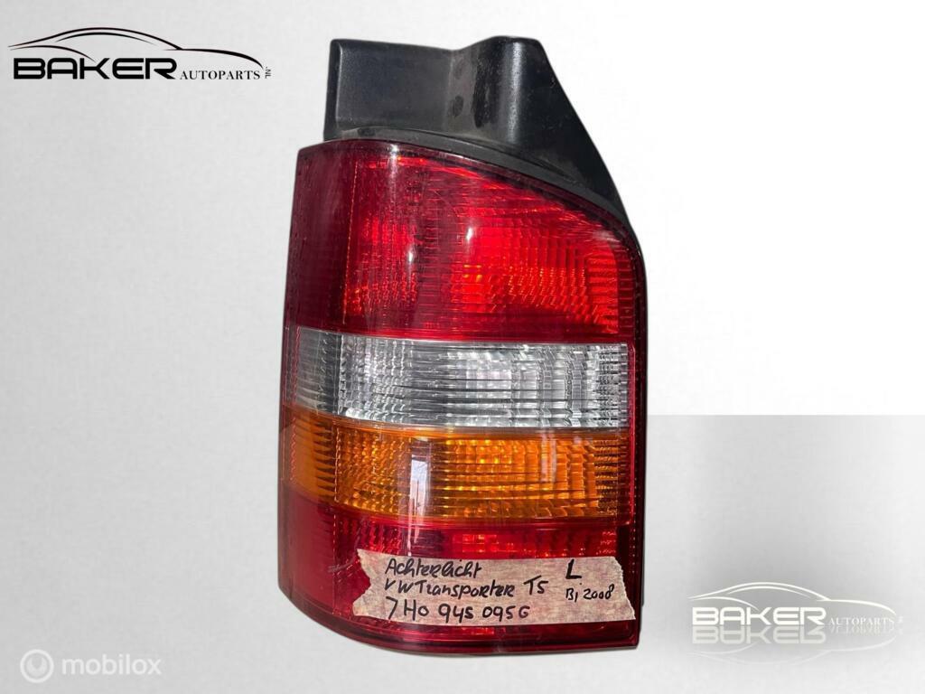 Achterlicht links Volkswagen Transporter T5 ('03-'09), Gebruikt, Volkswagen, Ophalen of Verzenden, Volkswagen