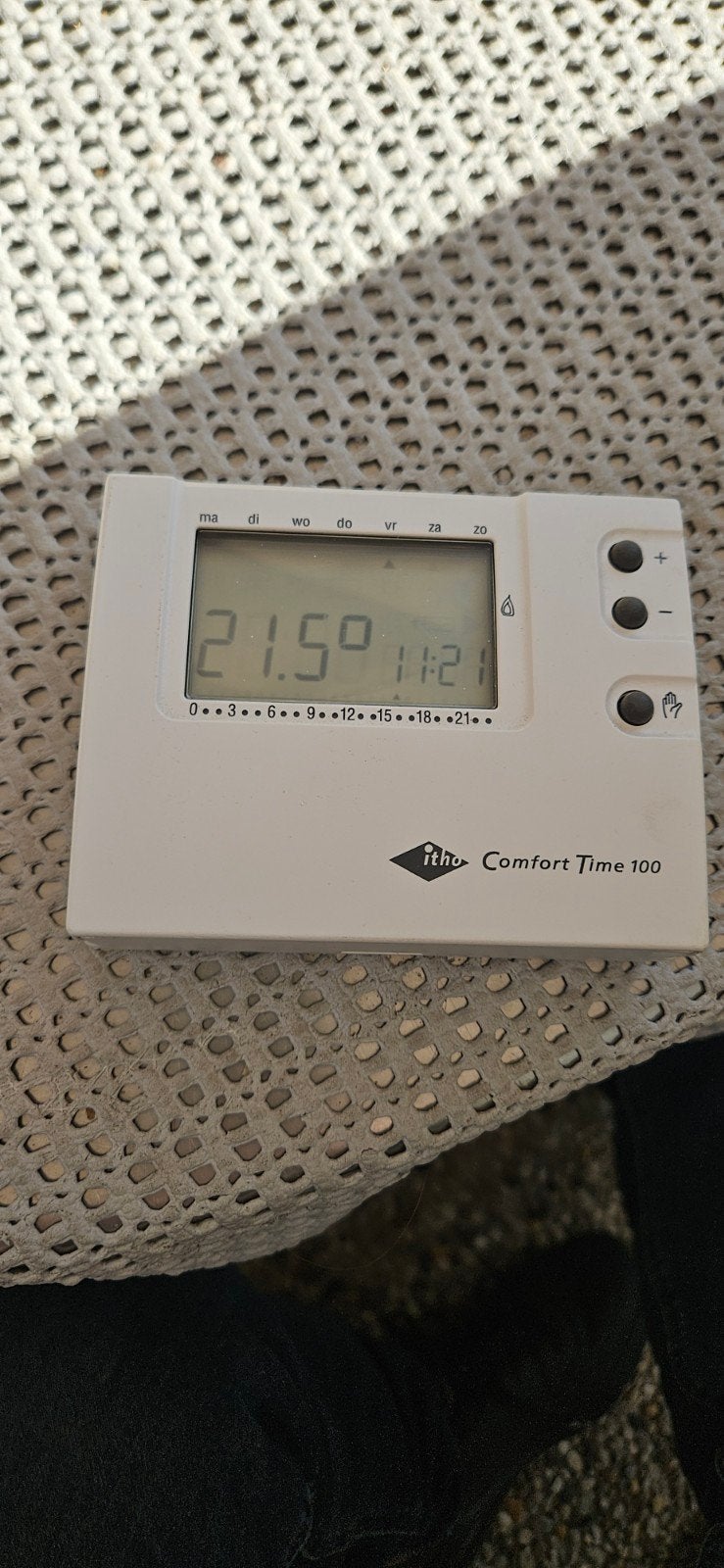 Itho Comfort Time 100 Thermostaat, Ophalen of Verzenden, Slimme thermostaat, Gebruikt