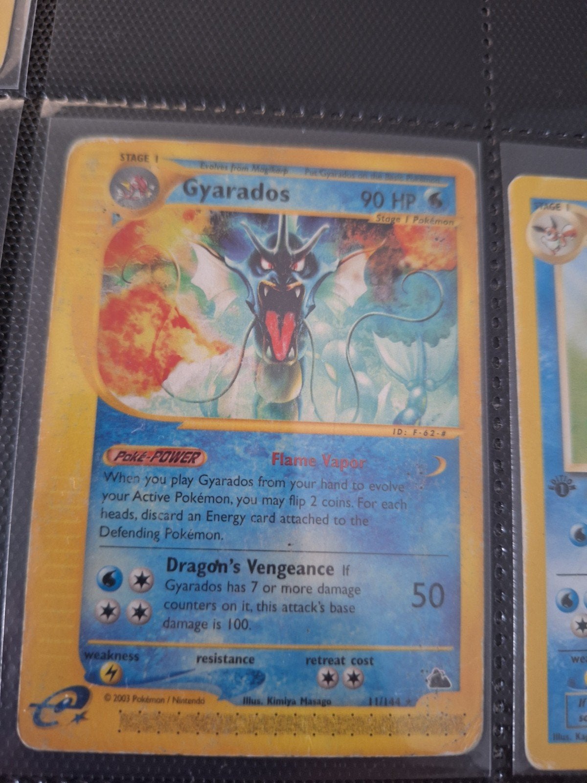 Gyarados Pokémon Kaart skyridge set, Hobby en Vrije tijd, Verzamelkaartspellen | Pokémon, Ophalen of Verzenden