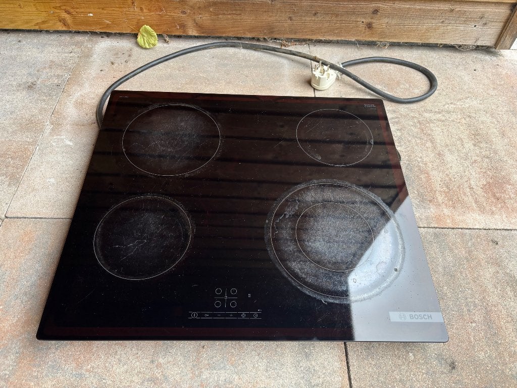 Bosch keramische kookplaat HT6ET60 59 x 52 cm, Witgoed en Apparatuur, Kookplaten, Ophalen, Gebruikt, Keramisch, 4 kookzones