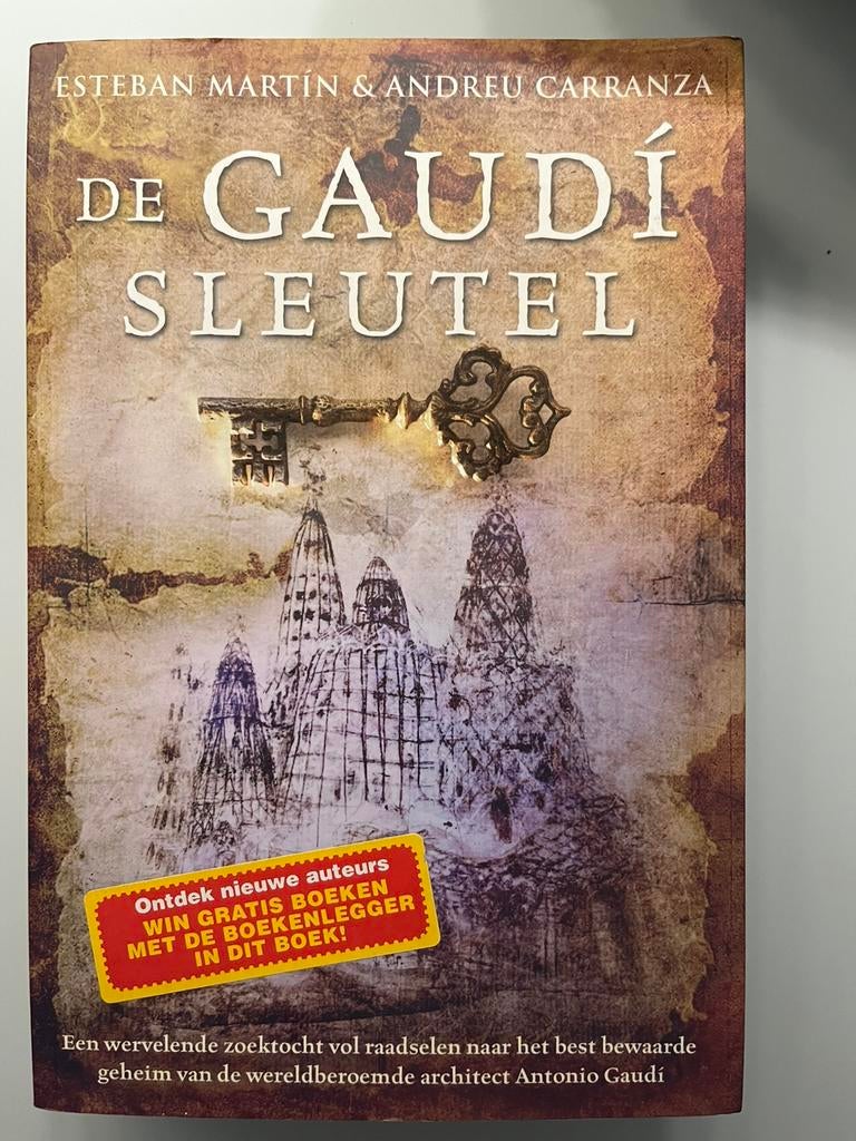 Esteban Martin & Andreu Carranza: de Gaudi sleutel, Ophalen of Verzenden, Zo goed als nieuw