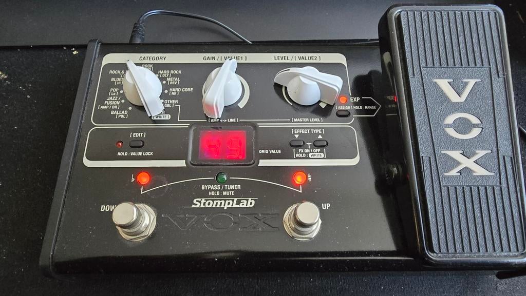 Vox StompLab IIG Multi-effect Gitaarpedaal, Muziek en Instrumenten, Effecten, Ophalen of Verzenden, Zo goed als nieuw, Multi-effect