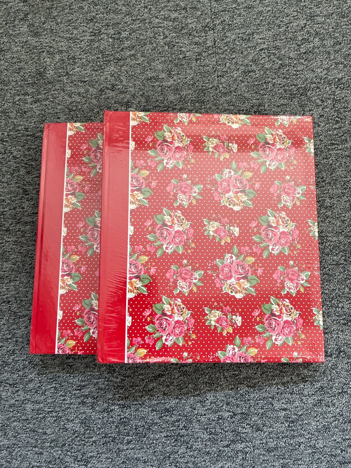 Nieuw Henzo Jumbo Fotoalbum Rood met Bloemen (2 stuks), Henzo, Rood, Plakboek, Nieuw