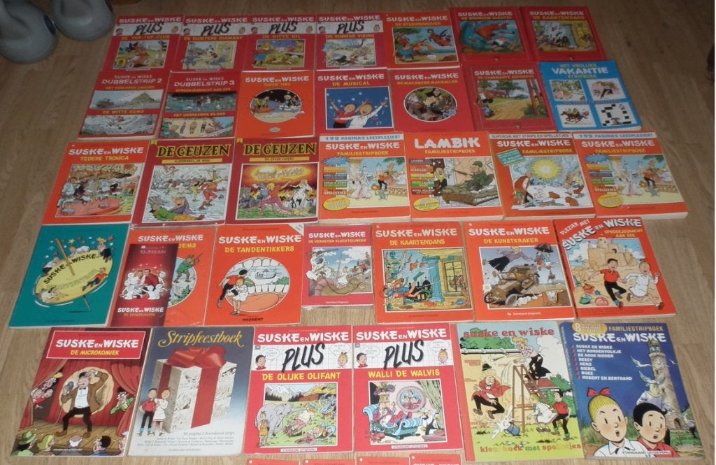 Partij Collectie 34x Suske en Wiske Ook losse verkoop, Meerdere stripboeken, Ophalen of Verzenden, Gelezen
