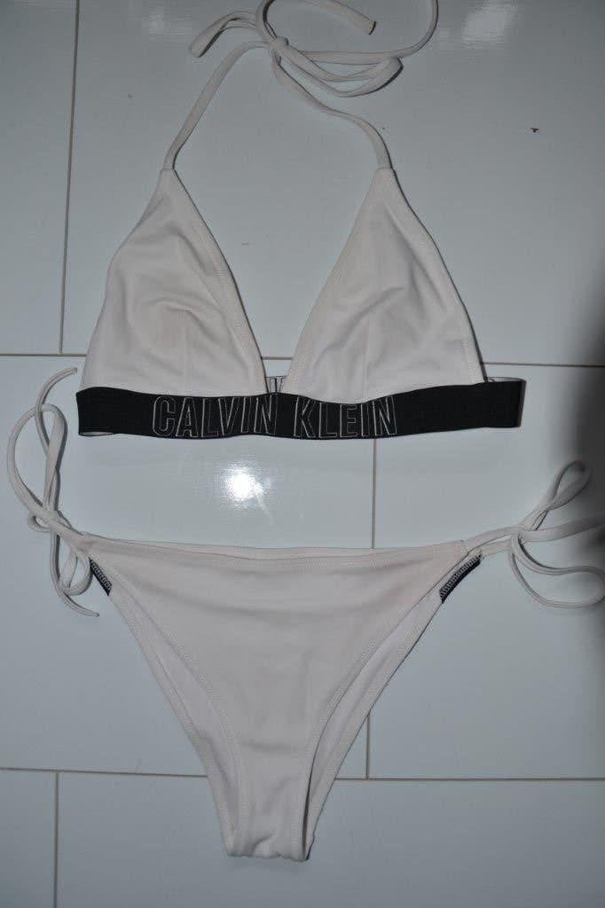 witte Calvin klein bikini, maat s., Kleding | Dames, Wit, Ophalen of Verzenden, Zo goed als nieuw, Bikini