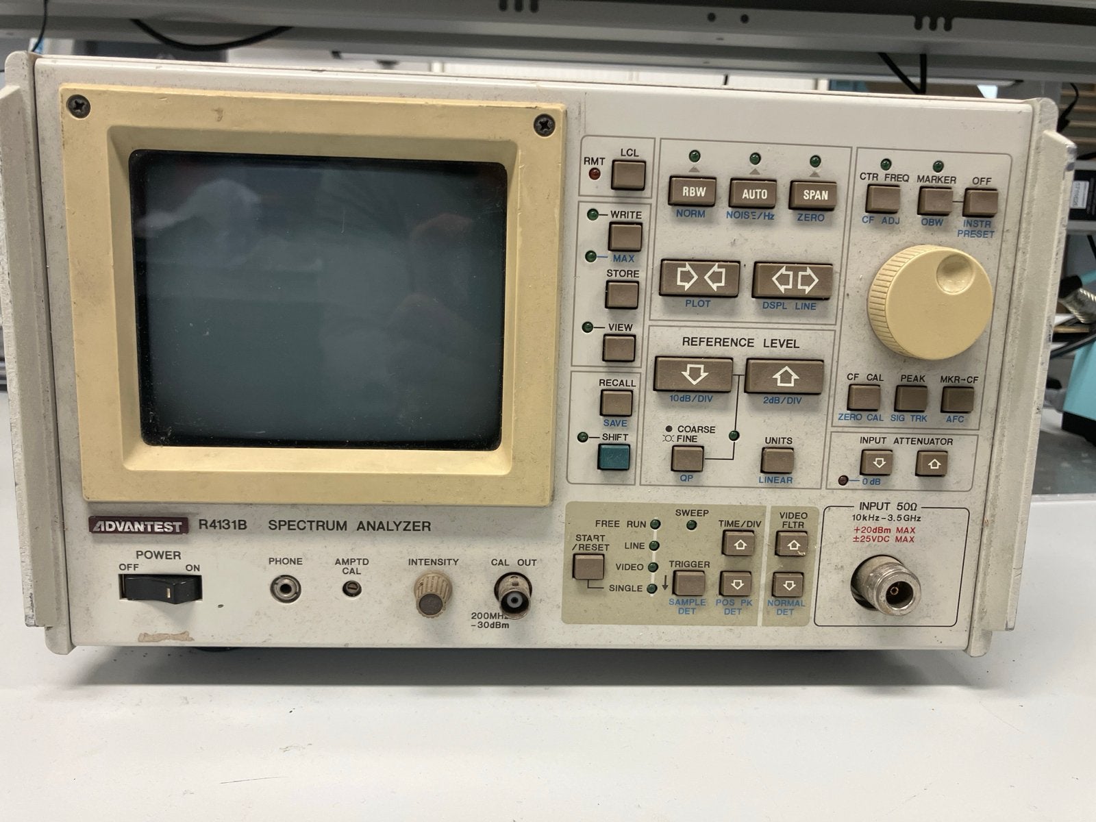 ADVANTEST R4131B Spectrum Analyzer - 10kHz-3.5GHz, Ophalen of Verzenden