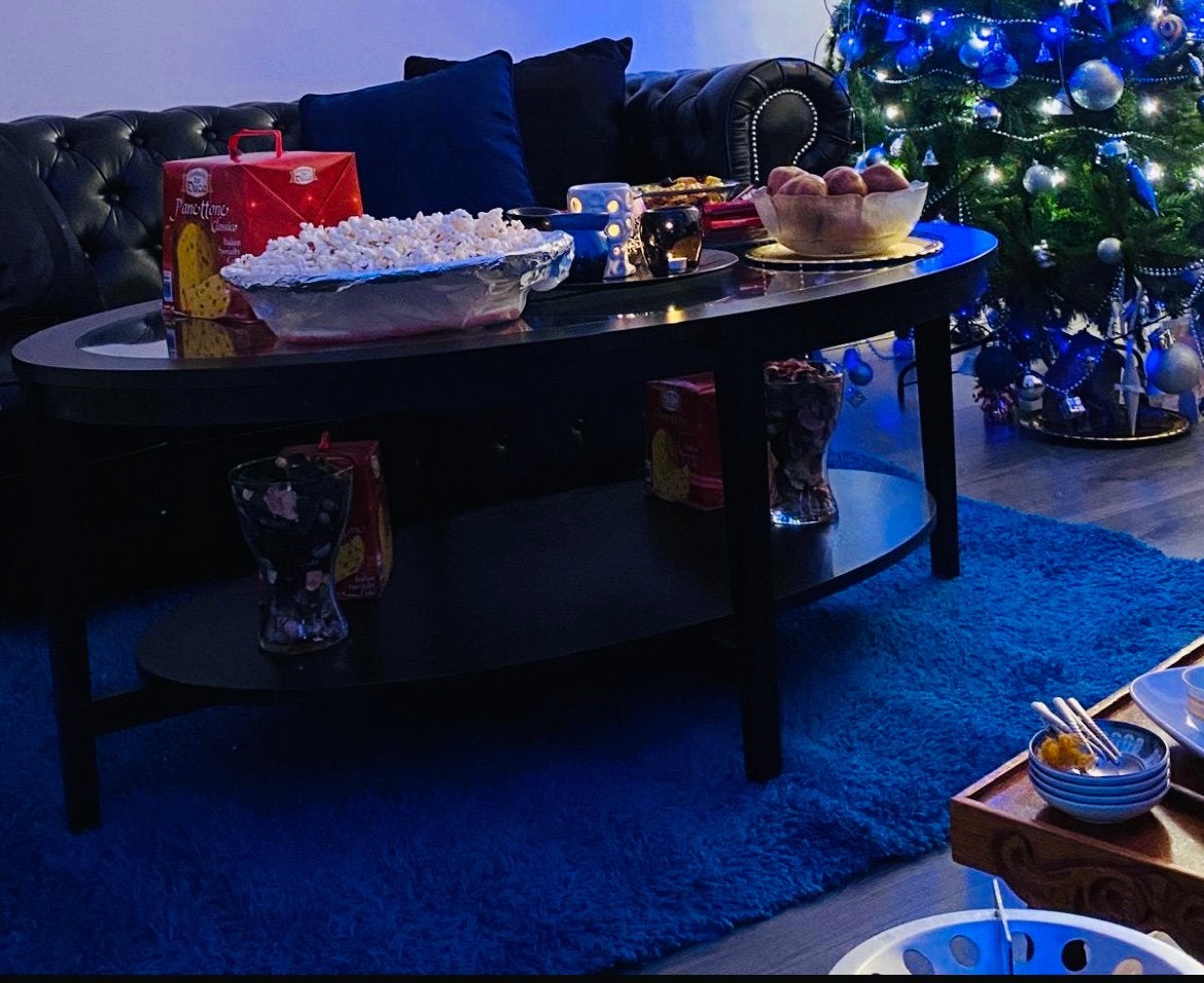 IKEA tapijt Blauw, Vloerkleed, hoogpolig blauwe ,160x230 cm., Huis en Inrichting, Blauw, 150 tot 200 cm, 200 cm of meer, Ophalen of Verzenden