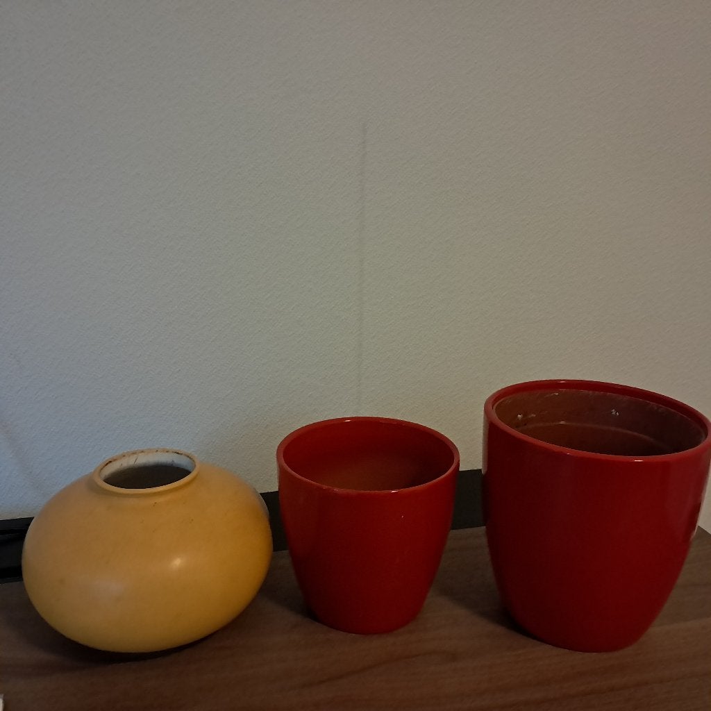 Potten, Tuin en Terras, Bloempotten, Ophalen, Gebruikt, Rond, Binnen