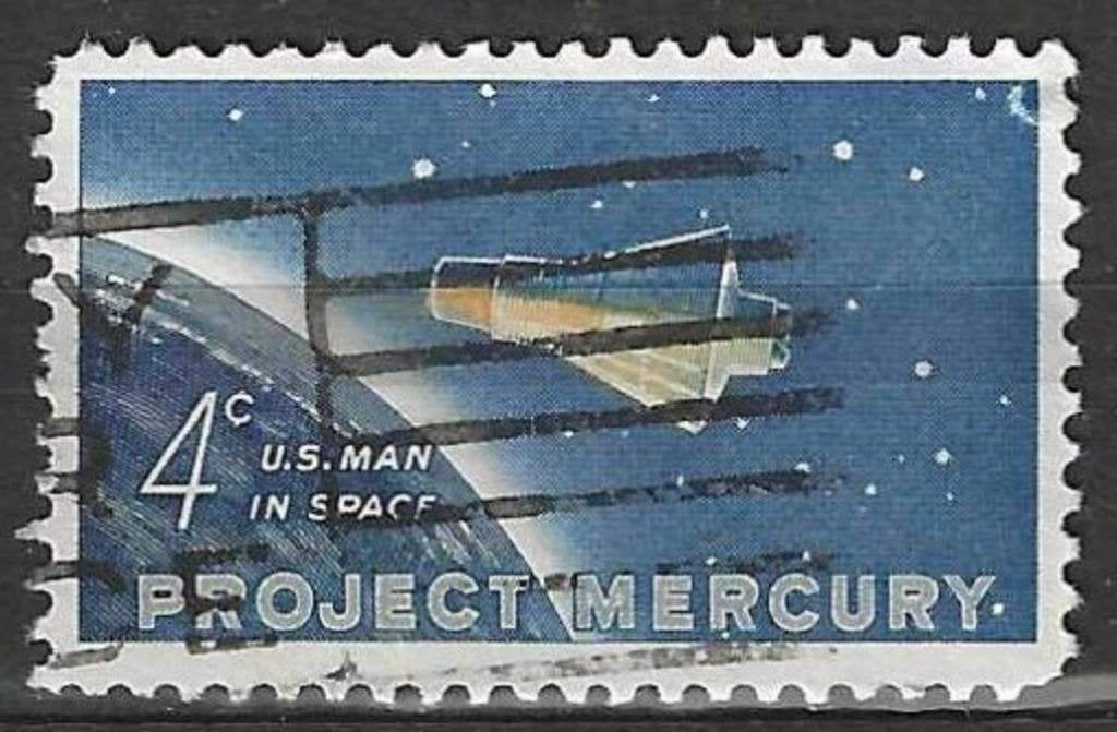 USA 1962 - Yvert 725 - Mercury capsule "Friendship" (ST), Verzenden, Gestempeld, Noord-Amerika