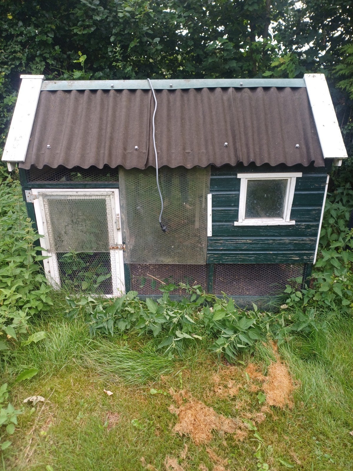Kippen/konijnenhok, Dieren en Toebehoren, Pluimvee | Toebehoren, Ophalen, Gebruikt, Kippenhok of Kippenren