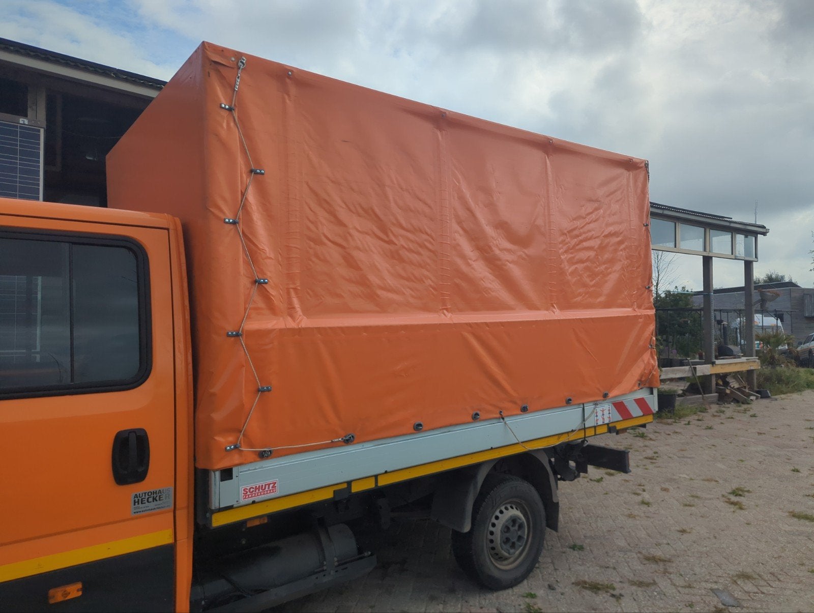open laadbak Iveco Daily met huif, Ophalen of Verzenden, Gebruikt, Overige automerken