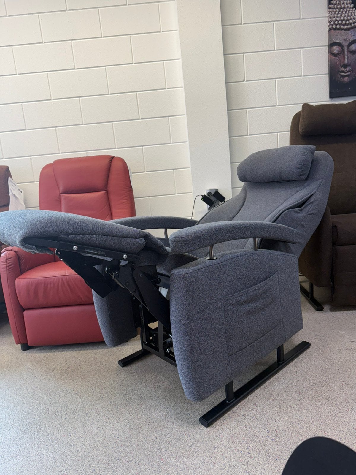 Fitform L sta op relax stoel luxe uitvoering staopstoel, Ophalen of Verzenden, Zo goed als nieuw, Leer, Gratis bezorging regio Utrecht