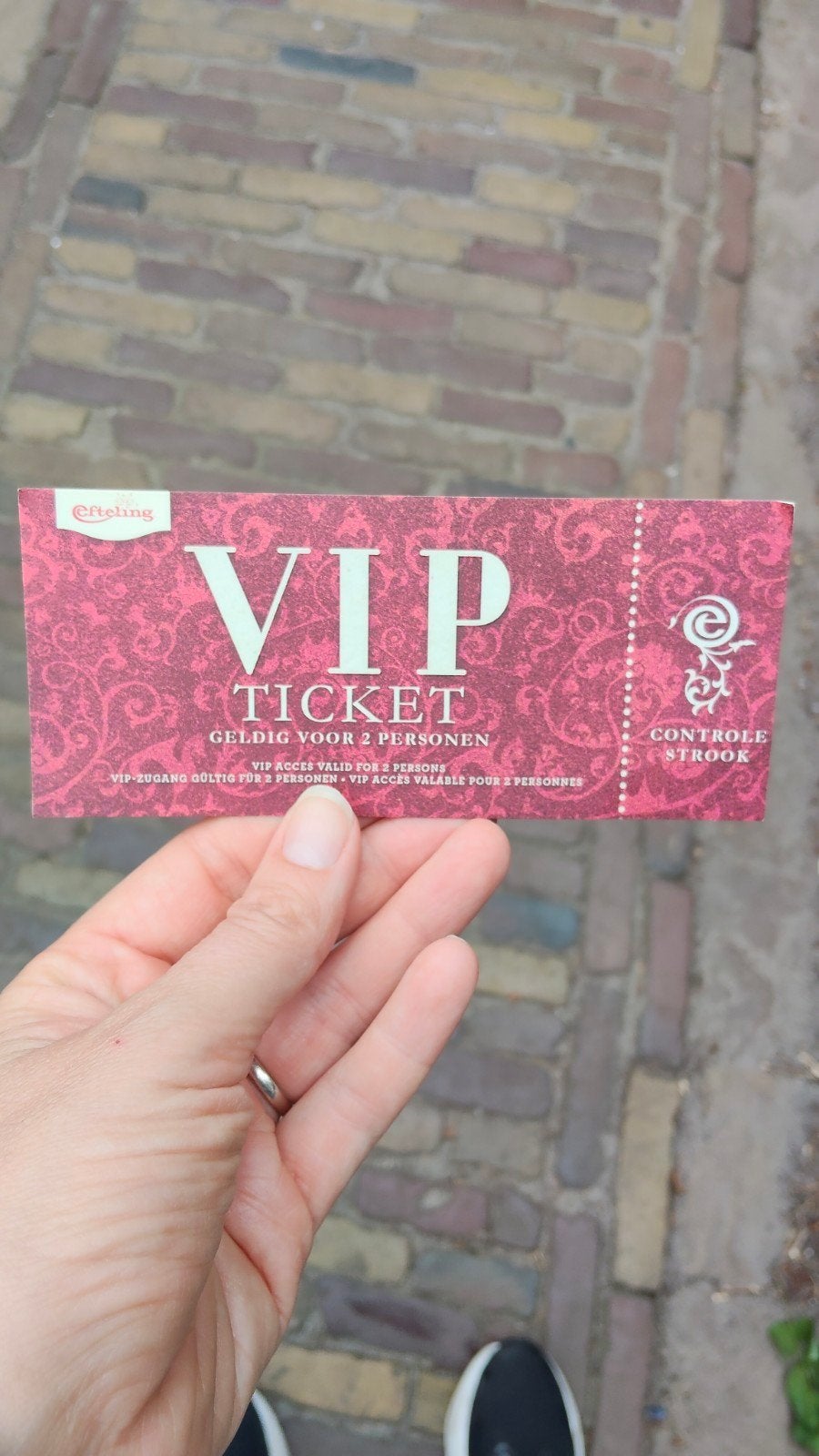VIP kaart Efteling, Ophalen, Nieuw, Overige typen