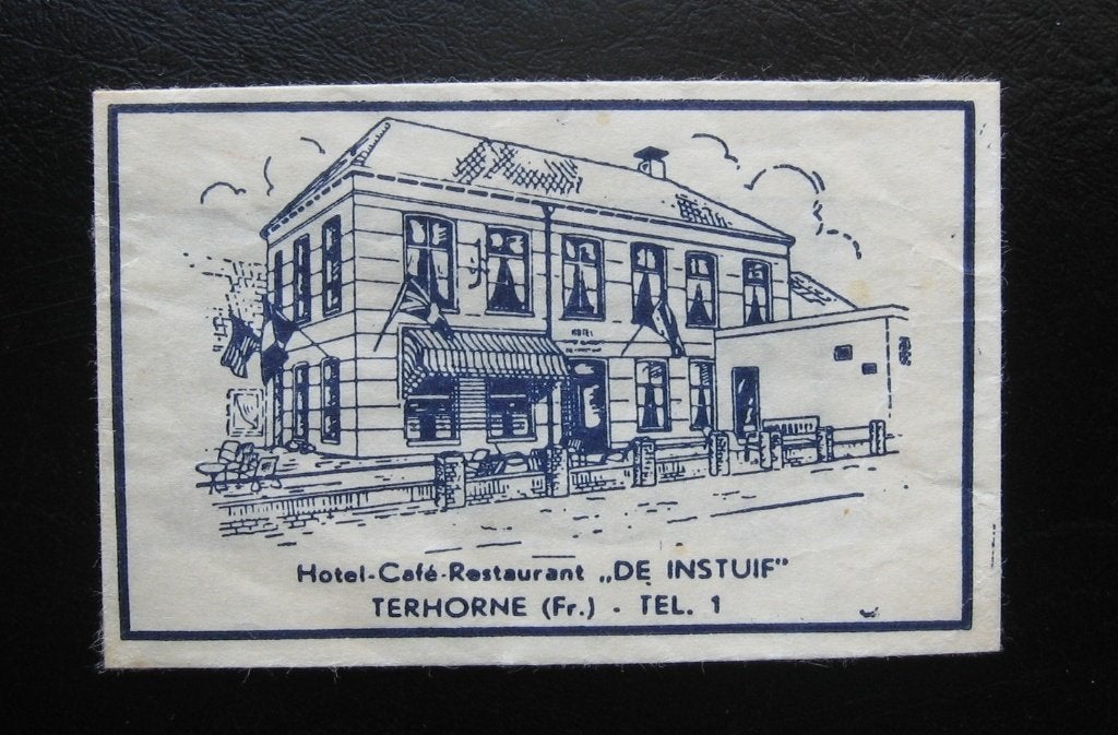 1738 Terhorne (Fr.) Hotel Cafe Rest.De Instuif (zie tel.nr.), Verzenden, Nederland