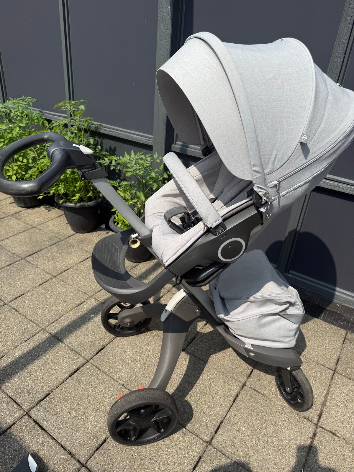 Stokke kinderwagen V5 compleet met reiswieg en accessoires, Gebruikt, Combiwagen, Met reiswieg, Ophalen