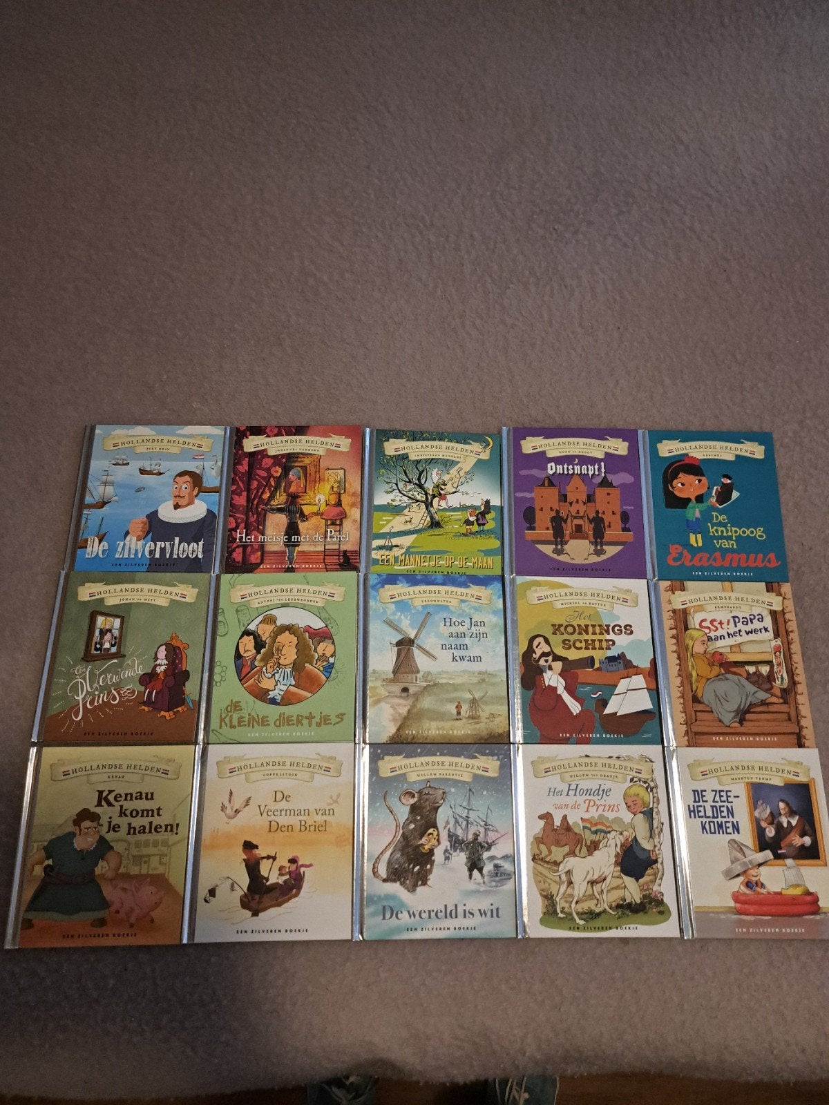 15 Zilveren Boekjes - Hollandse Helden Collectie, Ophalen of Verzenden, Zo goed als nieuw, Non-fictie