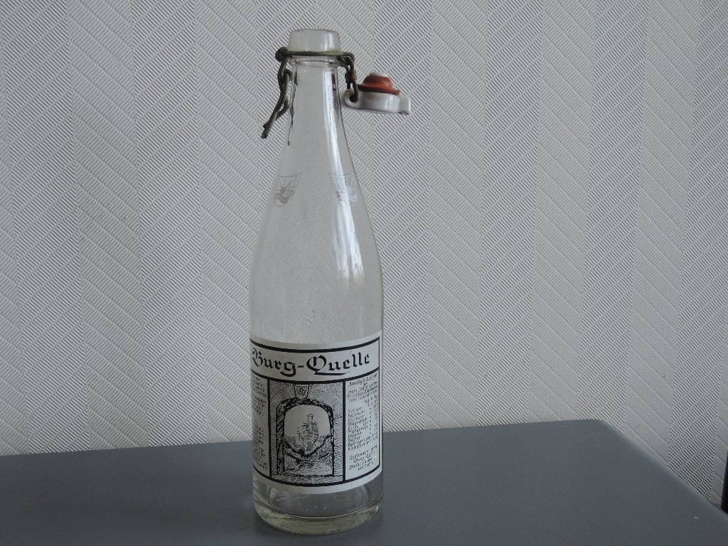Vintage waterfles met porseleinen dop, Ophalen of Verzenden, Zo goed als nieuw