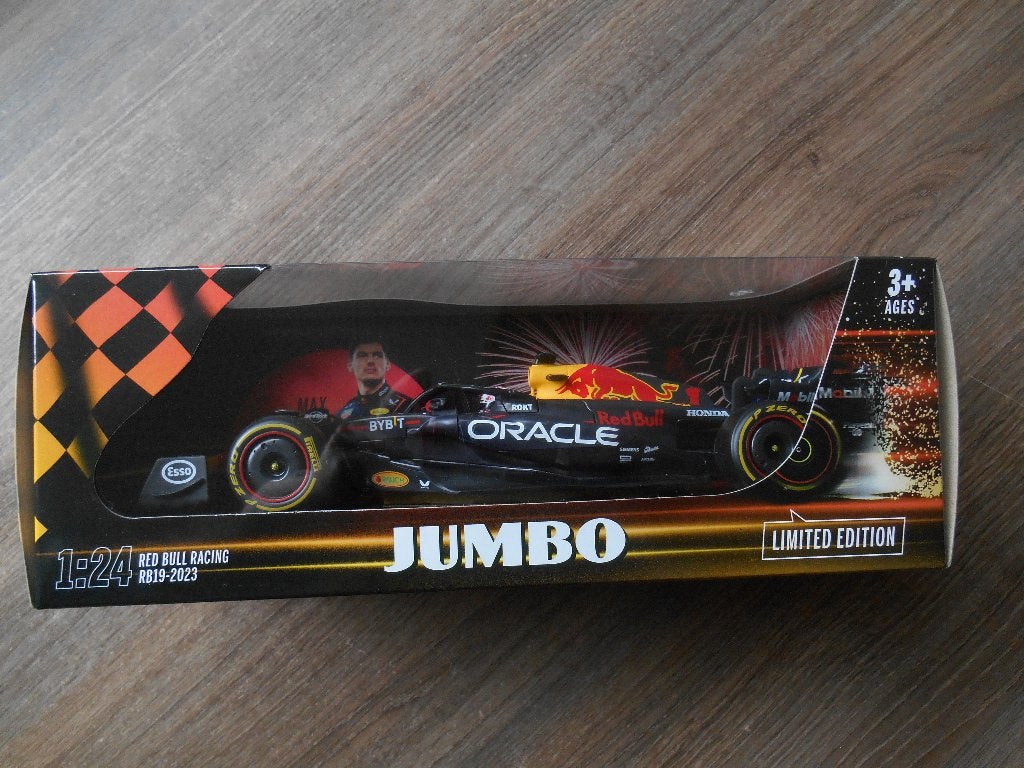 Jumbo Max Verstappen Red Bull racing RB19 2023, Ophalen of Verzenden, Nieuw, Auto, Bburago