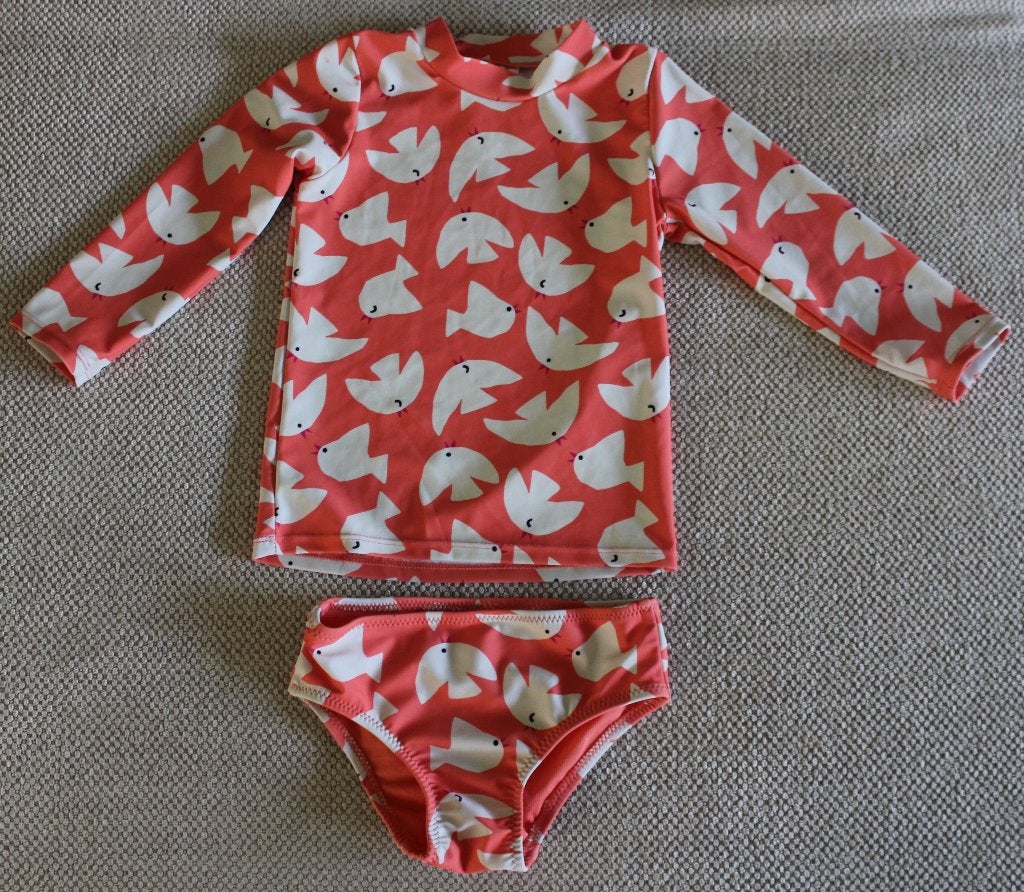 UV-setje van Hema 86/92, Kinderen en Baby's, Babykleding | Maat 86, Meisje, Ophalen of Verzenden, Zo goed als nieuw, Setje