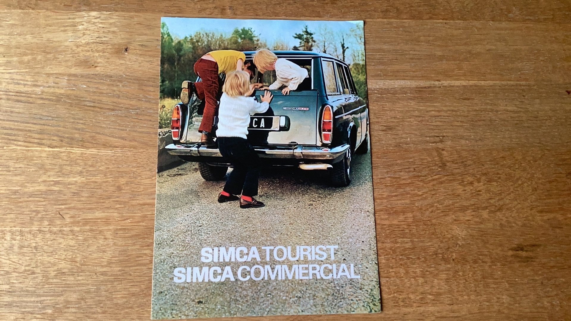Simca 1100 Tourist / Commercial folder, Ophalen of Verzenden, Gelezen, Overige merken
