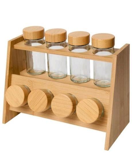 Houten kruidenrekjes zonder potjes, Ophalen, Hout, Bruin, Overige typen