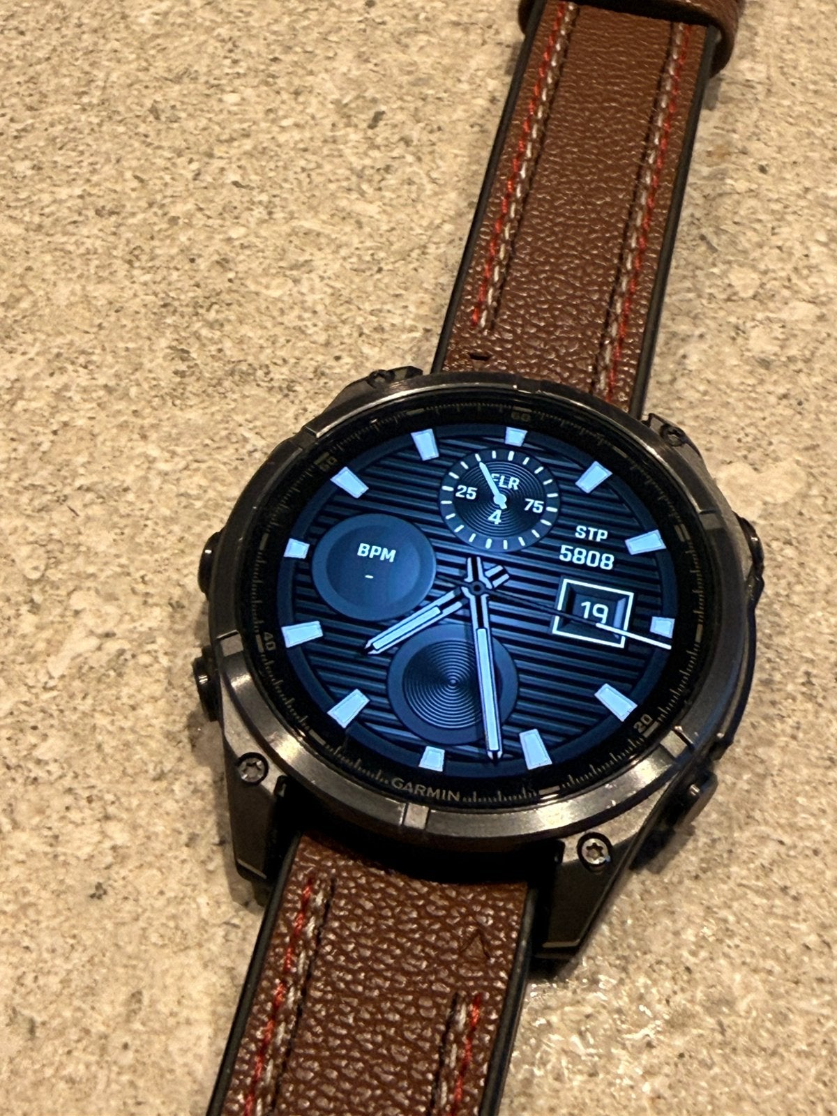 Garmin Fenix 8 AMOLED 47mm multisport smartwatch, Gebruikt, Staal, Polshorloge, Kunststof