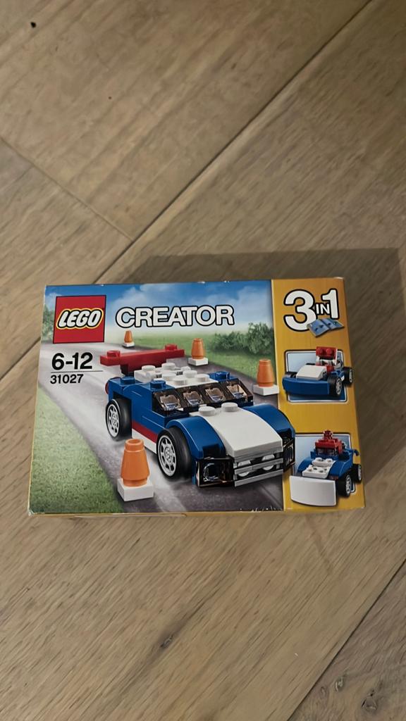 Lego 31027 blauwe racer, Ophalen of Verzenden
