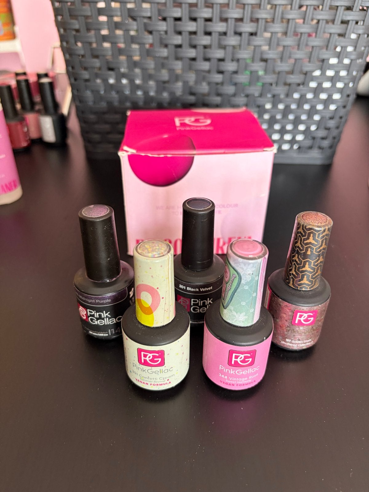 Pink Gellac Grote Set met Lamp en Accessoires, Ophalen, Gebruikt, Overige typen