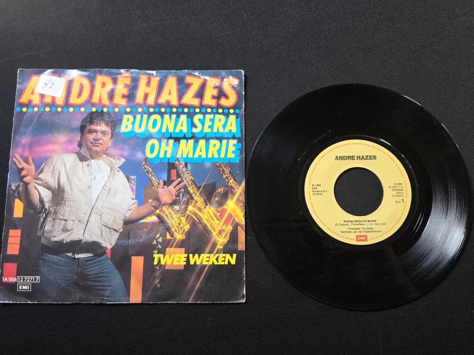 André Hazes - Buona Sera Oh Marie, Gebruikt, 7 inch, Ophalen of Verzenden, Beschermende buitenhoes