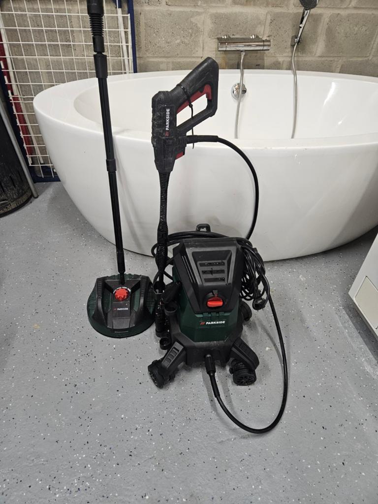 Parkside hogedrukreiniger met terrasreiniger, Tuin en Terras, Ophalen, Nieuw, Elektrisch, Parkside