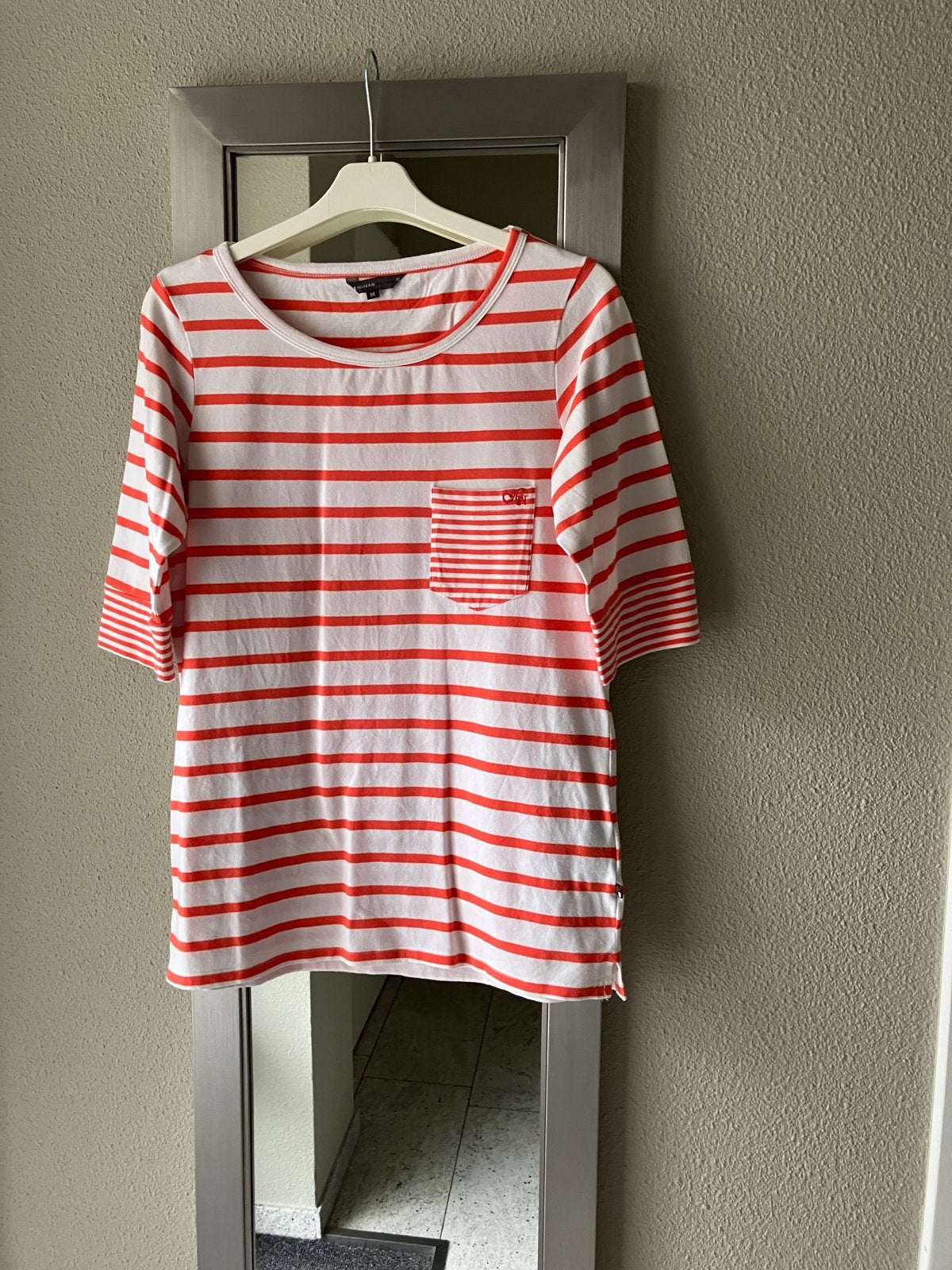 Human Nature # katoen (wandel) shirt met 3/4 mouwen, Maat 38/40 (M), Wit, Ophalen of Verzenden, Zo goed als nieuw