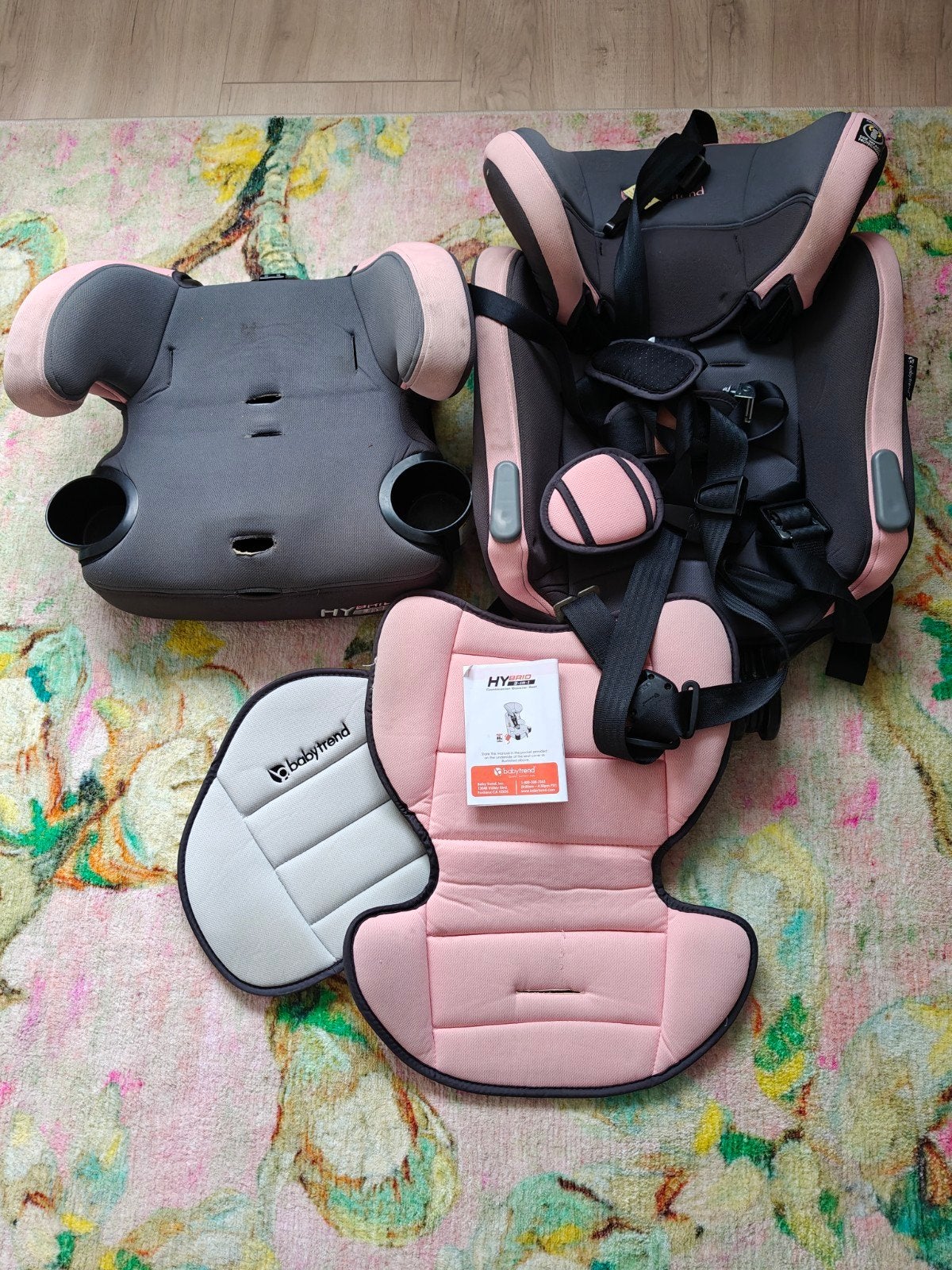 Baby Trend Hybrid 3-in-1 meegroei autostoeltje Isofix, Gebruikt, 9 t/m 36 kg, Isofix, Verstelbare rugleuning