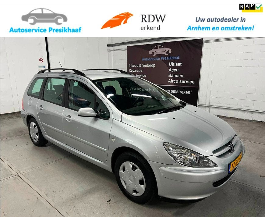 Peugeot 307 Break 1.6-16V XS Premium ECC / NAP / TREKHAAK, Auto's, Gebruikt, 4 cilinders, Origineel Nederlands, Handgeschakeld