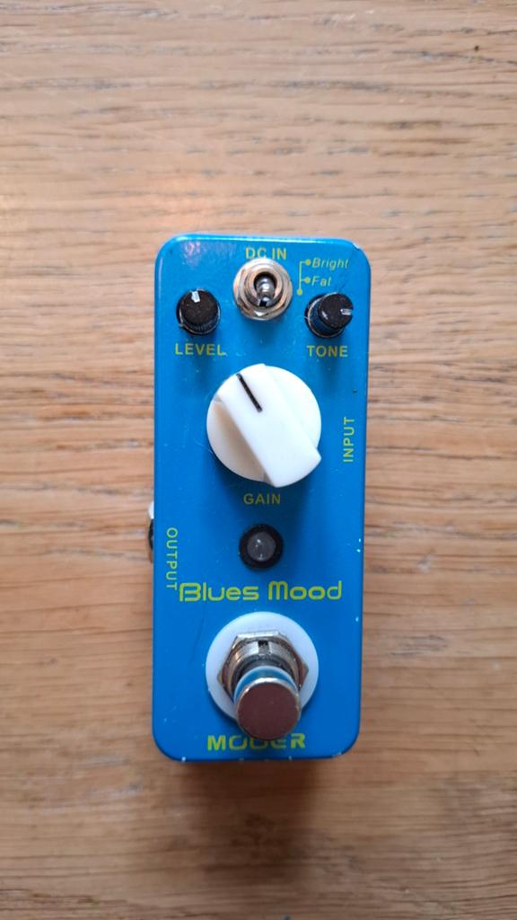 Mooer Blues Mood Overdrive Pedaal, Muziek en Instrumenten, Effecten, Ophalen of Verzenden, Gebruikt, Distortion, Overdrive of Fuzz