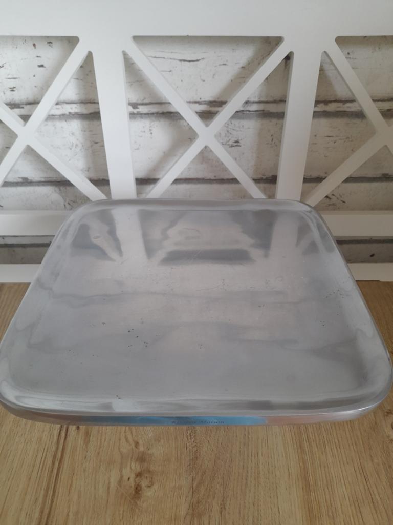 Riviera maison cakestand plateau zilverkleurig, Huis en Inrichting, Woonaccessoires | Etagères, Verzenden