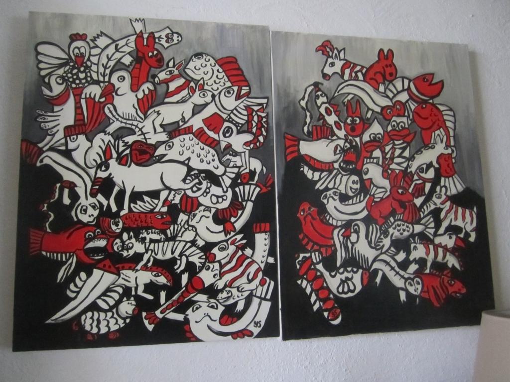 schilderijen by my yvonne, Antiek en Kunst, Ophalen