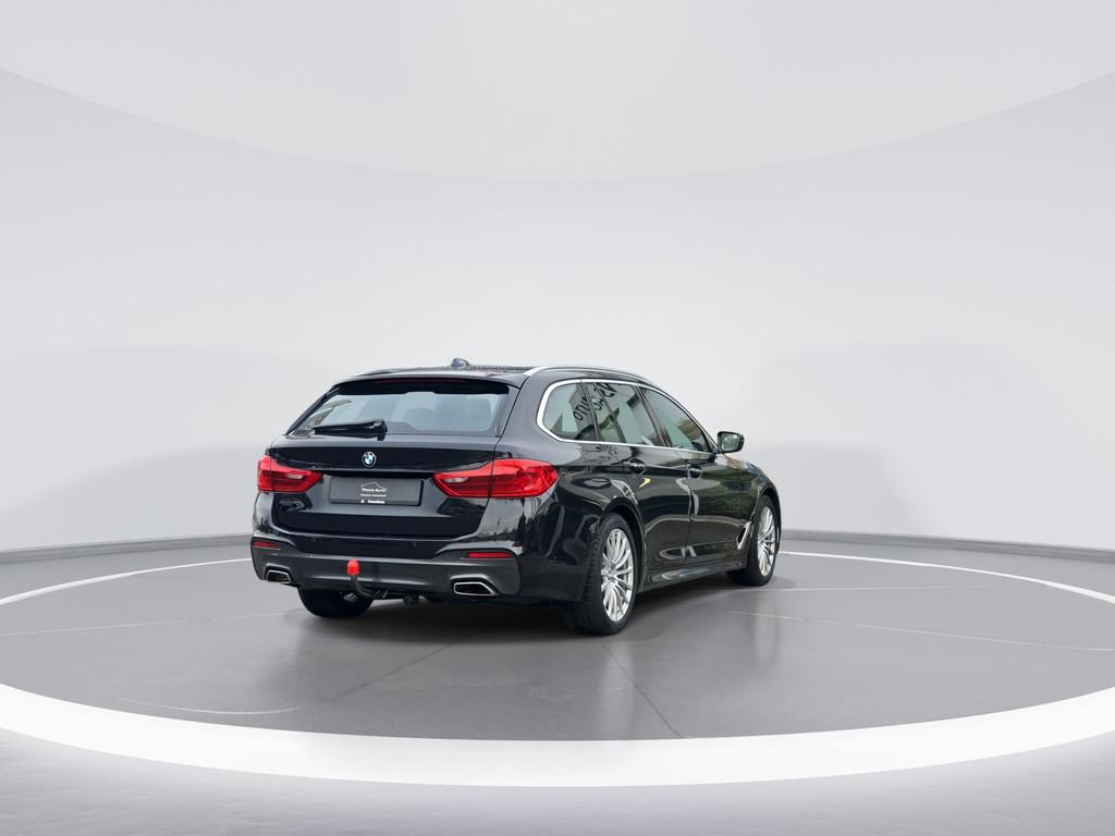 BMW 5 Serie Touring 520d High Executive |CLIMA|PANORAMADAK|L, Auto's, BMW, Achterwielaandrijving, Euro 6, 2000 kg, Zwart